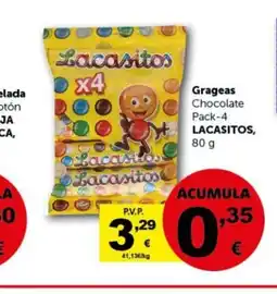 Masymas LACASITOS Grageas Chocolate Pack-4 oferta