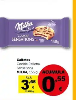 Masymas MILKA Galletas Cookie Rellena Sensations oferta