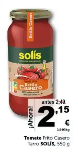 Masymas SOLIS Tomate Frito Casero Tarro oferta