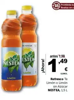 Masymas NESTEA Refresco Te Limón o Limón sin Azúcar oferta