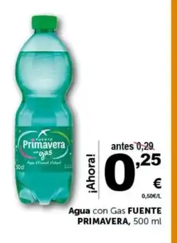 Masymas FUENTE PRIMAVERA Agua con Gas oferta