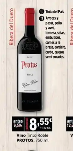 Masymas PROTOS Vino Tinto Roble oferta