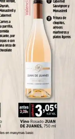 Masymas JUAN DE JUANES Vino Rosado oferta