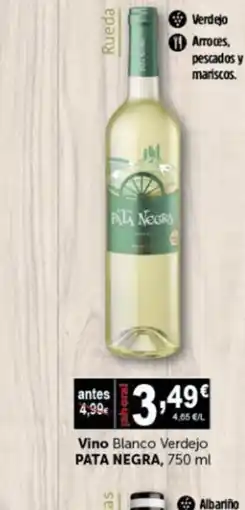 Masymas PATA NEGRA Vino Blanco Verdejo oferta