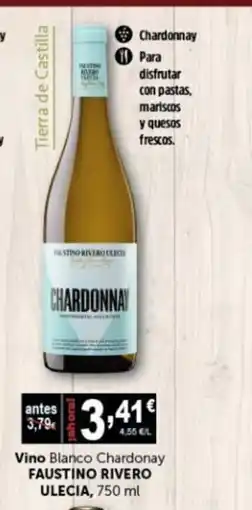 Masymas FAUSTINO RIVERO ULECIA Vino Blanco Chardonay oferta