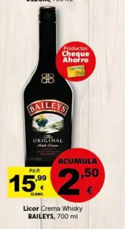 Masymas BAILEYS Licor Crema Whisky oferta