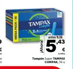 Masymas TAMPAX COMPAK Tampón Super oferta