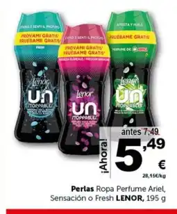 Masymas LENOR Perlas Ropa Perfume Ariel, Sensación o Fresh oferta