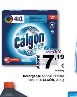 Masymas CALGÓN Detergente Antical Pastillas Pack-15 oferta
