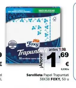 Masymas FOXY Servilleta Papel Trapuntati oferta