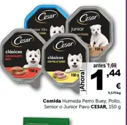 Masymas CESAR Comida Humeda Perro Buey, Pollo, Senior o Junior Pavo oferta
