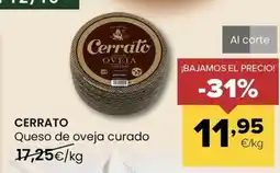 Autoservicios Familia CERRATO Queso de oveja curado oferta