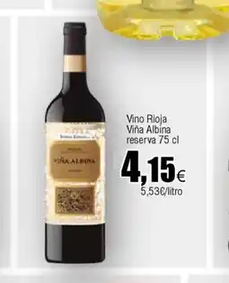 Cash FROIZ Vino Rioja Viña Albina reserva oferta