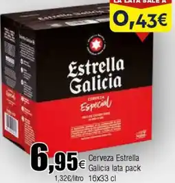 Cash FROIZ Cerveza Estrella Galicia lata pack oferta