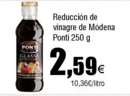 Cash FROIZ PONTI Reducción de vinagre de Módena oferta