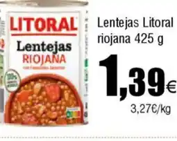 Cash FROIZ LITORAL Lentejas riojana oferta