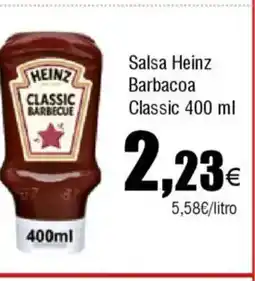 Cash FROIZ Salsa Heinz Barbacoa Classic oferta