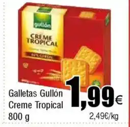 Cash FROIZ Galletas Gullón Creme Tropical oferta