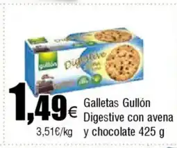 Cash FROIZ Galletas Gullón Digestive con avena y chocolate oferta