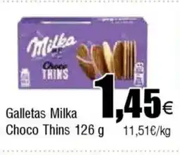 Cash FROIZ Galletas Milka Choco Thins oferta