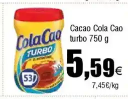Cash FROIZ Cacao Cola Cao turbo oferta