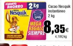 Cash FROIZ Cacao Nesquik instantáneo oferta