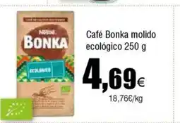 Cash FROIZ Café Bonka molido ecológico oferta