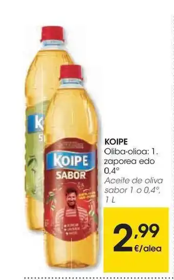 Eroski Koipe Oliba-Olioa: 1. Zaporea Edo 0,4º 1L oferta