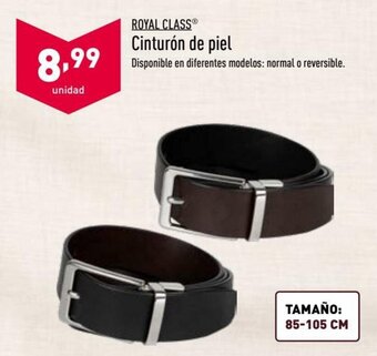 ALDI Royal Class Cinturón de Piel oferta