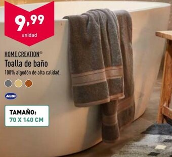 ALDI Home Creation Toalla de Baño oferta