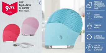 ALDI Quigg Cepillo Facial de Silicona oferta