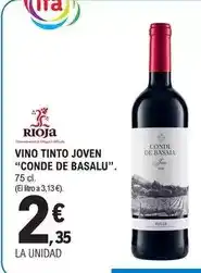 E.Leclerc Condes de albarei - vino tinto joven oferta