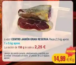 Abordo Gran reserva - centro jamón oferta