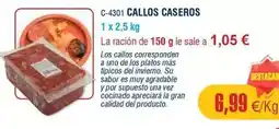Abordo Callos caseros oferta