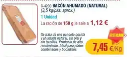 Abordo Ideal - bacón ahumado (natural) oferta