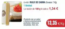 Abordo Abordo - rulo de cabra oferta