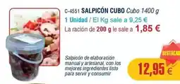 Abordo Salpicón cubo oferta