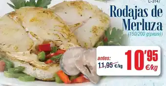 Rodajas de merluza