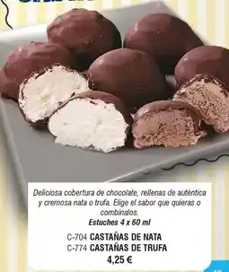 Abordo El sabor - castanas de trufa oferta