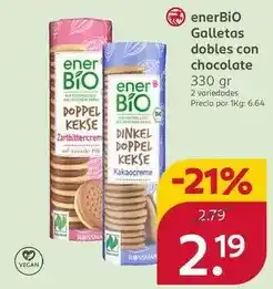 Rossmann Bio - galletas dobles con chocolate oferta
