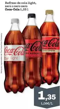 Sorli Coca-cola - refresc de cola light, zero o zero zero oferta