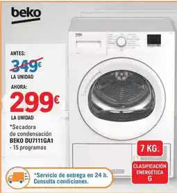 E.Leclerc Beko - secadora de condensación du7116a 1 oferta