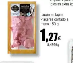 Cash FROIZ Lacón en tapas Placeres cortado a mano oferta