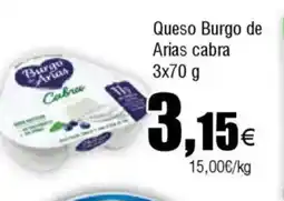 Cash FROIZ Queso Burgo de Arias cabra oferta