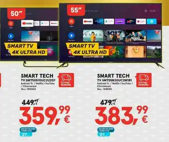 Worten Smart Tech Tv Smt50s10uc2u2g1 Tv Smt55n30uc2m1b1 oferta