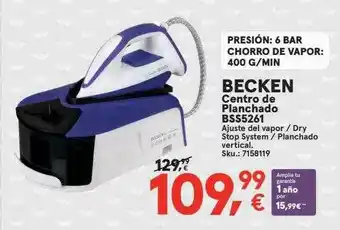 Worten Becken Centro De Planchado Bss5261 oferta