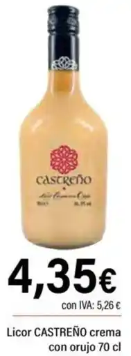 Cash Ifa CASTREÑO Licor crema con orujo oferta