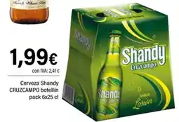 Cash Ifa CRUZCAMPO Cerveza Shandy botellín oferta