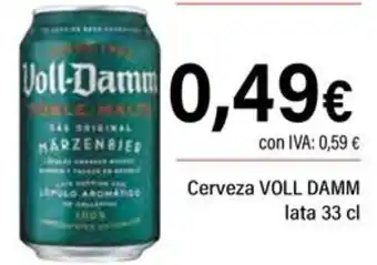 Cash Ifa VOLL DAMM Cerveza oferta