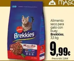 Unide Market Brekkies - alimento seco para gato con buey oferta